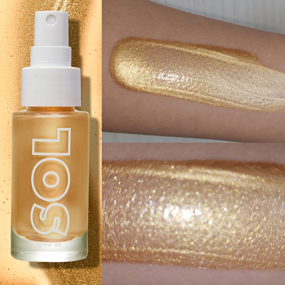 colourpop sol body shimmer oil warm gold